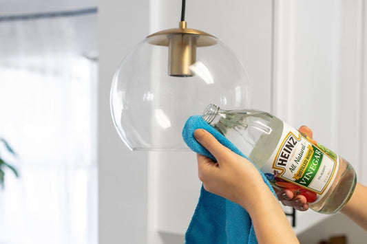 How to clean light fixtures?