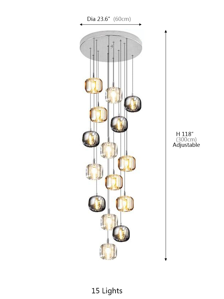 Cubie Suspension Chandelier