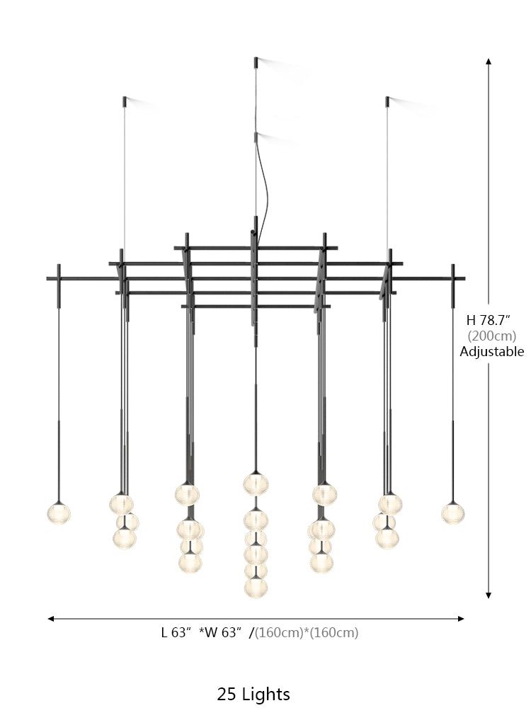 Algorithm Frame Pendant Lamp