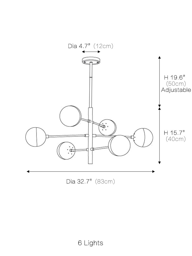 Compass Chandelier