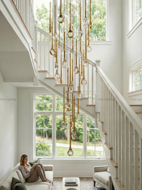 Contemporary Eyelet Chandelier