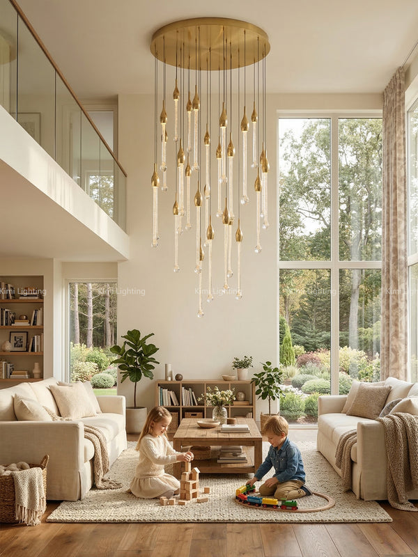 Allure Raindrop Shapes Chandelier