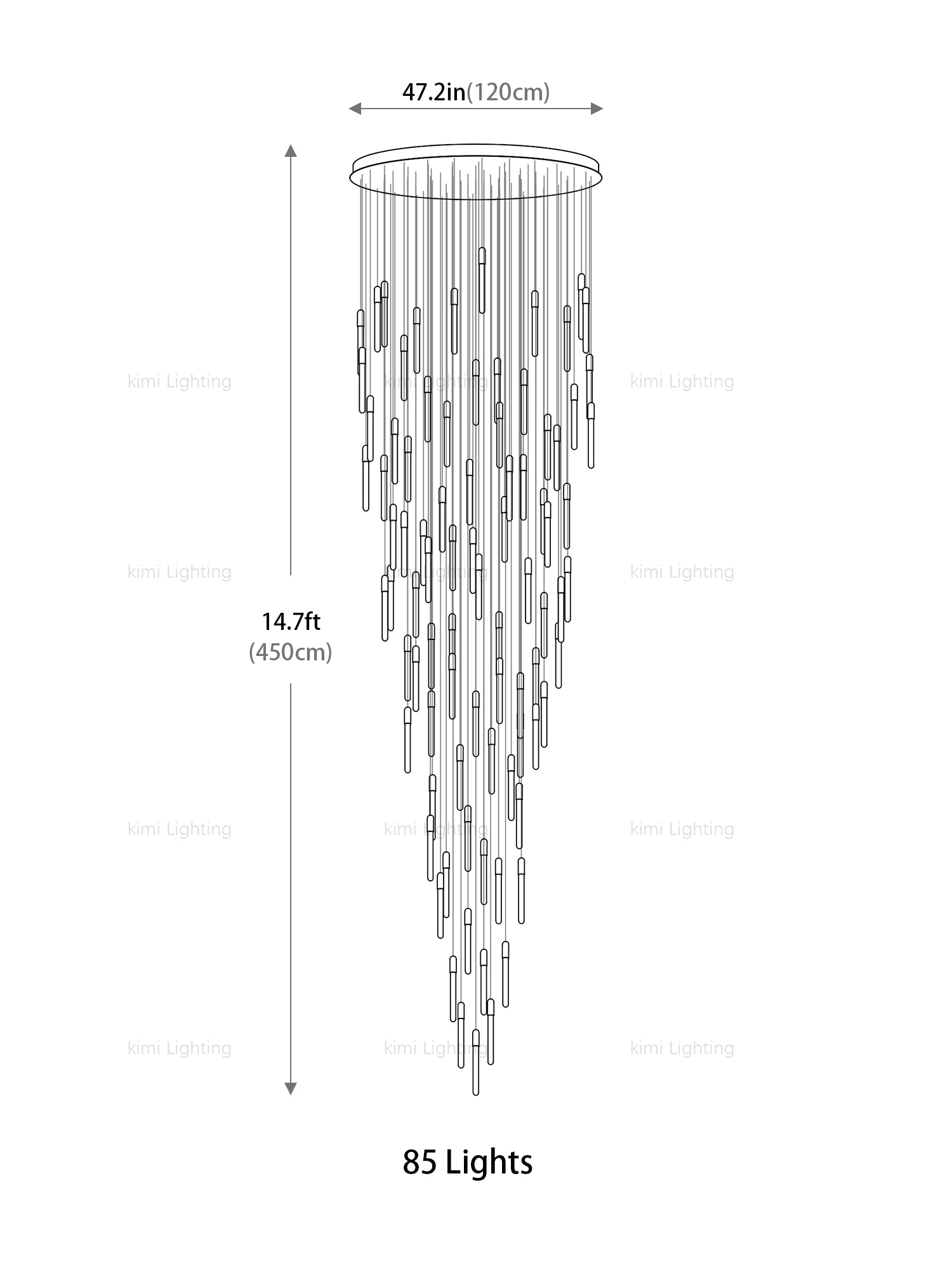 Cascadia Linear Pendant Light