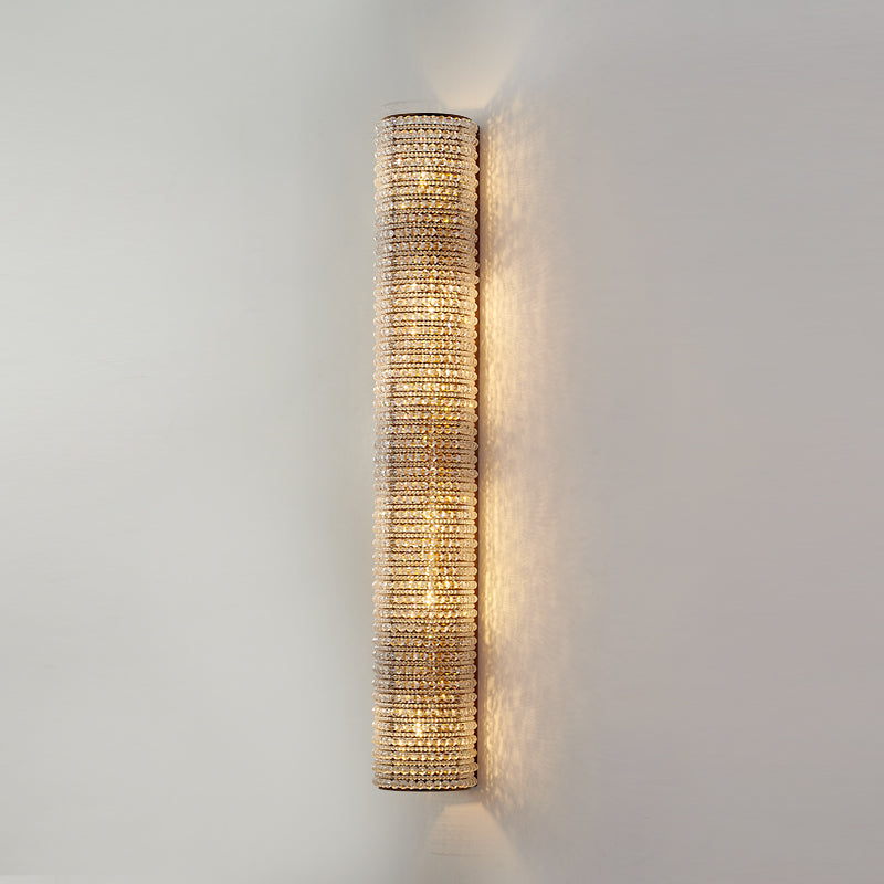 Crystal Halo Clear Wall Sconce