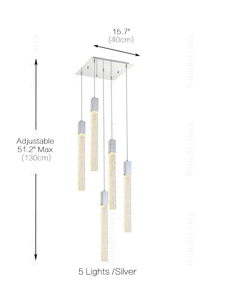 Crystal Linear Pendant Light