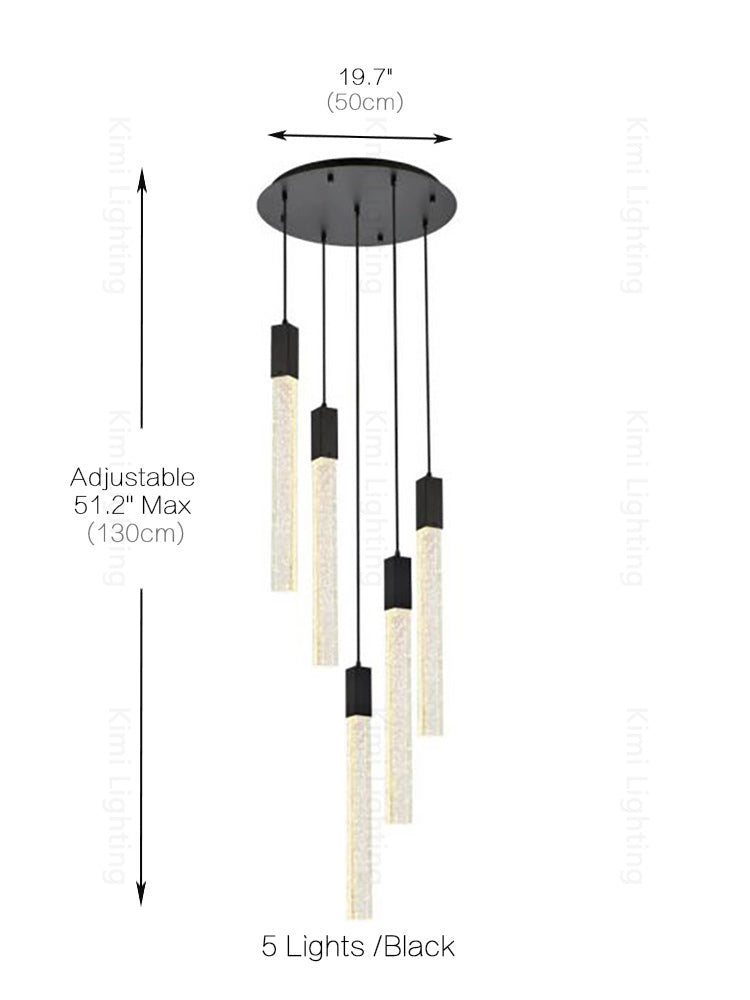 Crystal Linear Pendant Light