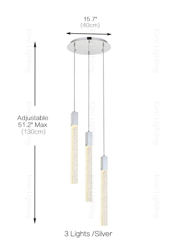 Crystal Linear Pendant Light