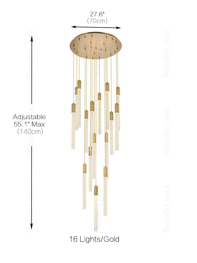 Crystal Linear Pendant Light