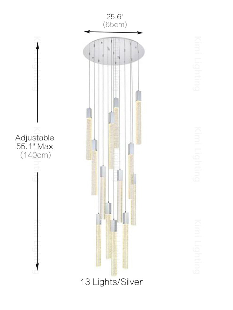 Crystal Linear Pendant Light