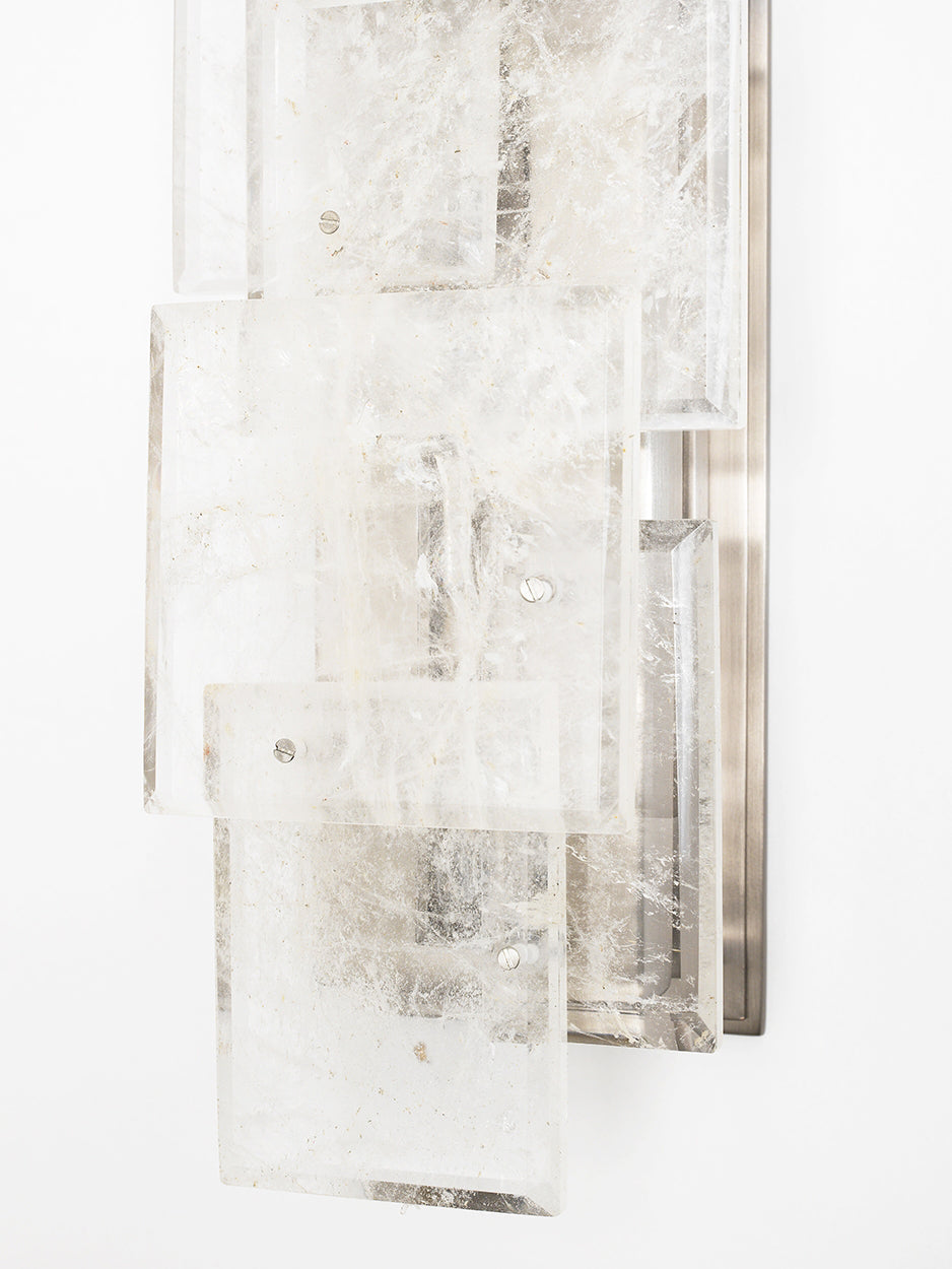 ESTÉREL Collection Matte Crystal Wall Sconce