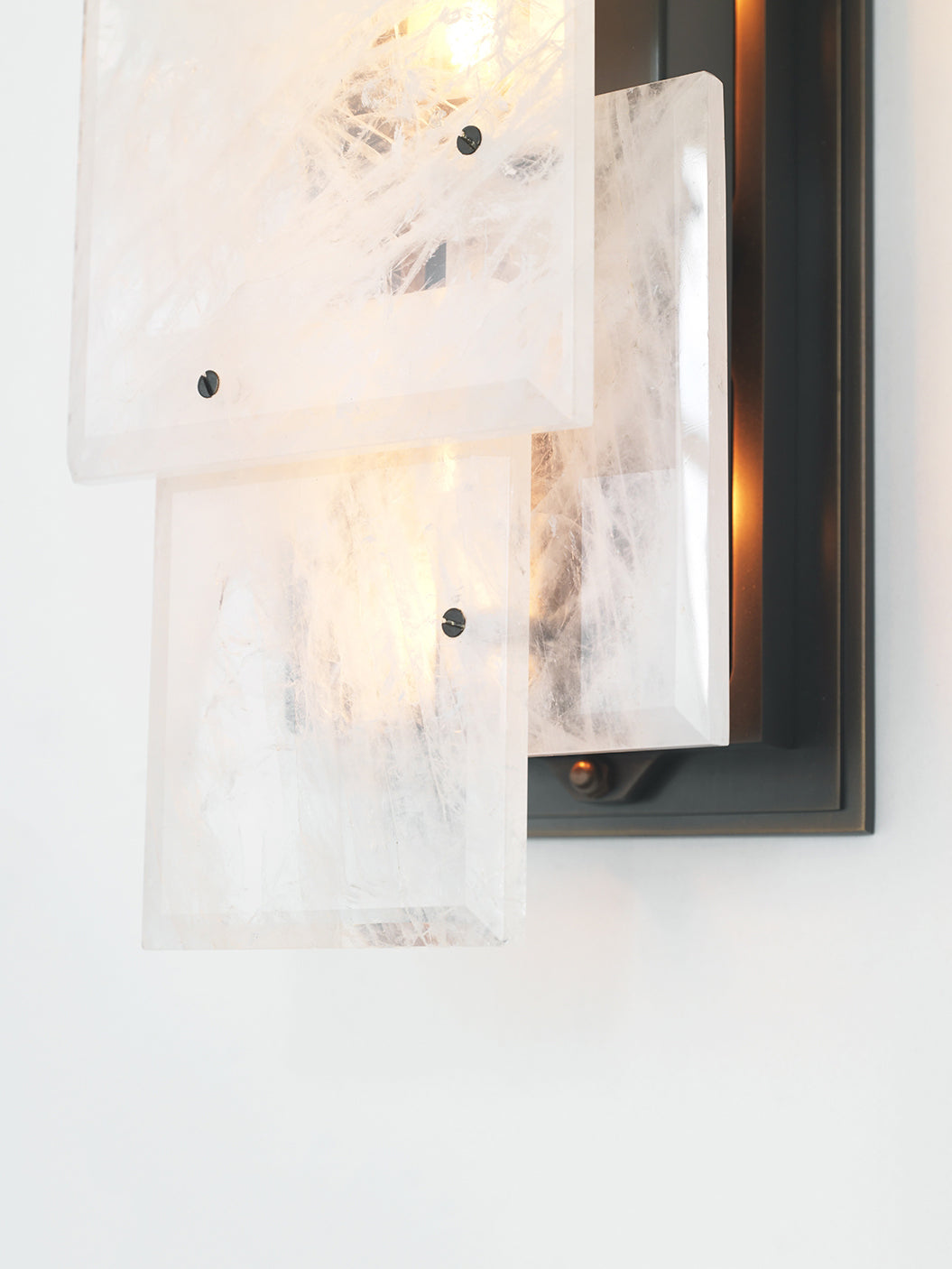 ESTÉREL Collection Matte Crystal Wall Sconce