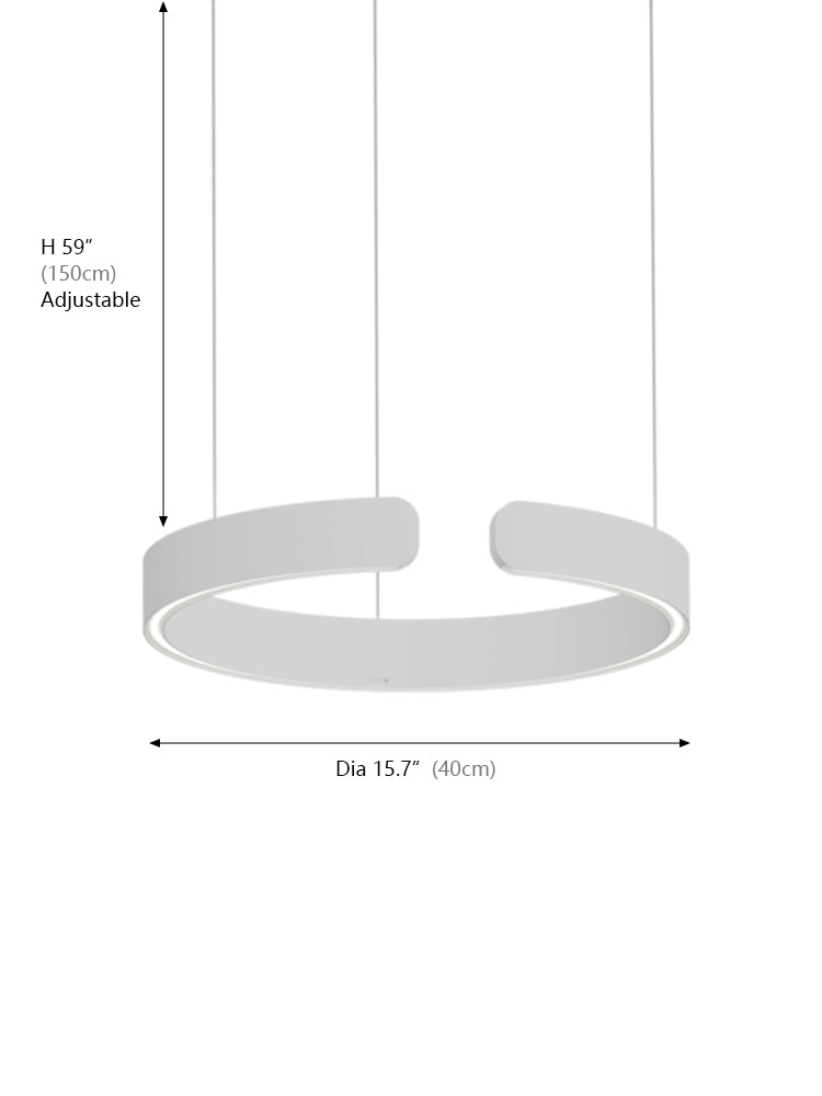 Mito Sospeso Ring Shape Pendant Light