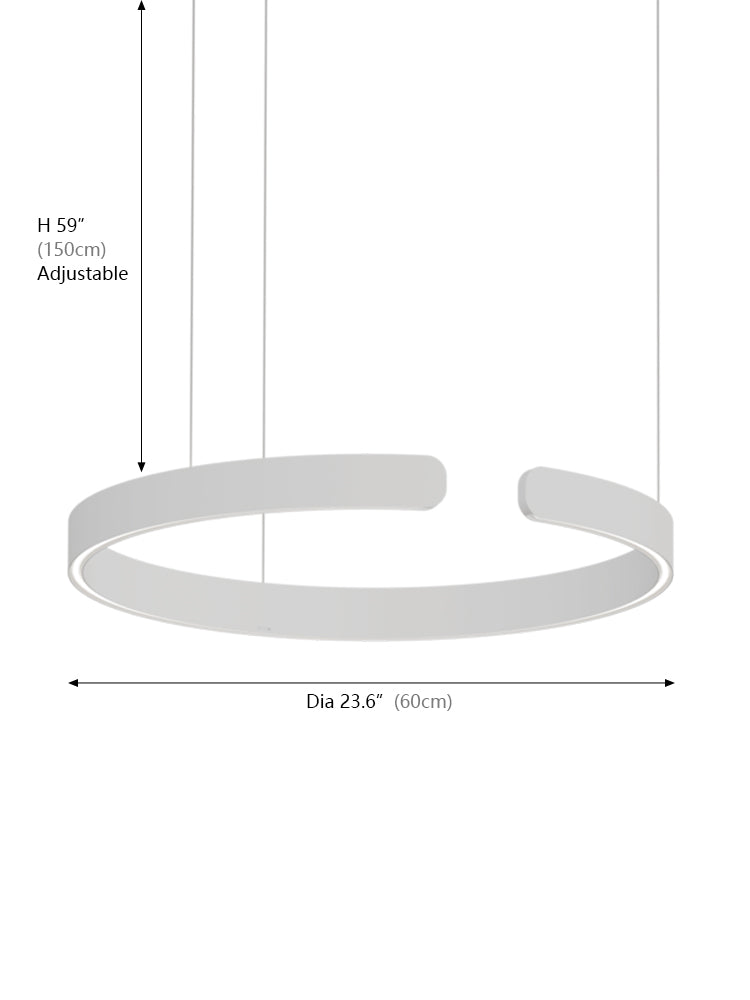 Mito Sospeso Ring Shape Pendant Light