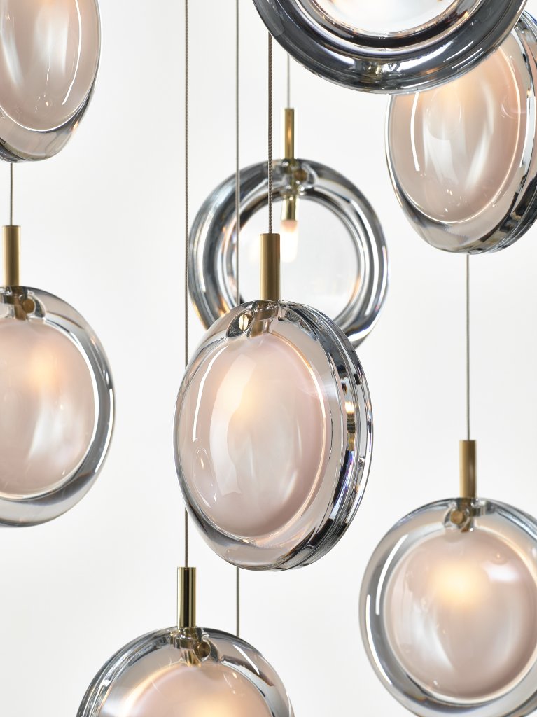 Minimalist Lens Chandelier