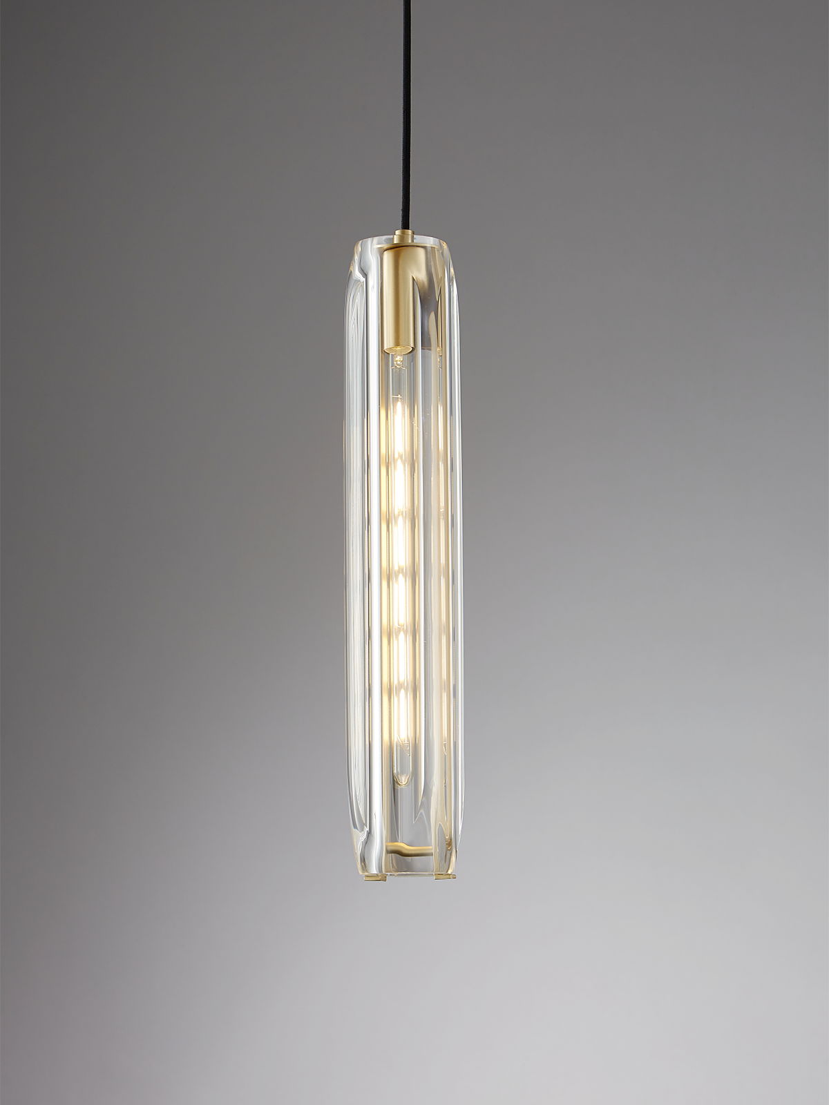 Modern Smoky Crystal LED Pendant Light – Kimi Lighting