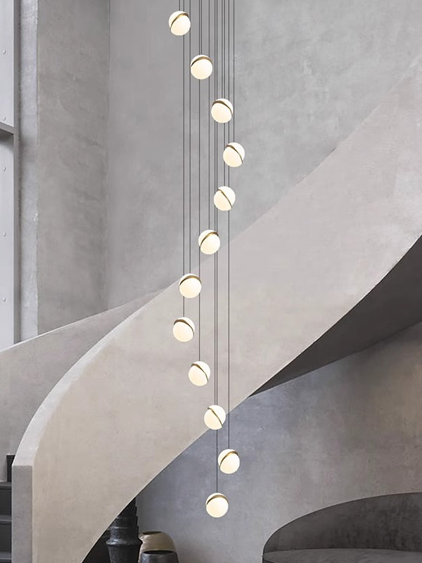 Opal Crescent Chandelier