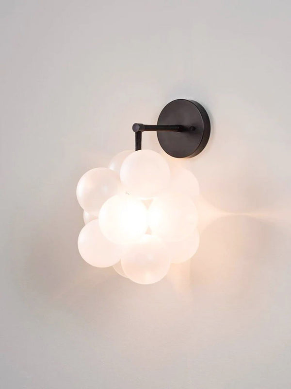 Glass Bubble Cloud Wall Sconce