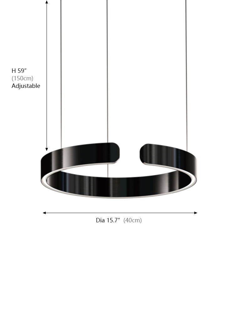 Mito Sospeso Ring Shape Pendant Light