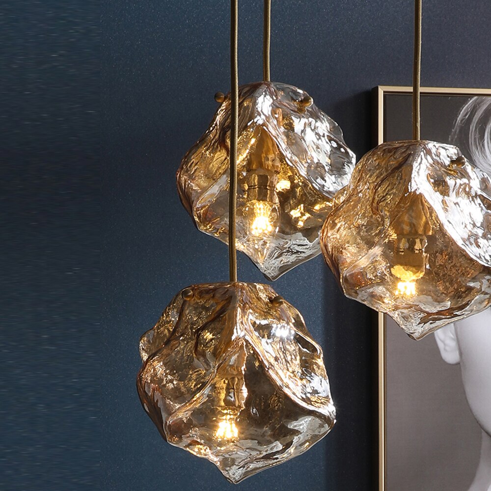 llyria Ice Glass Pendant Light