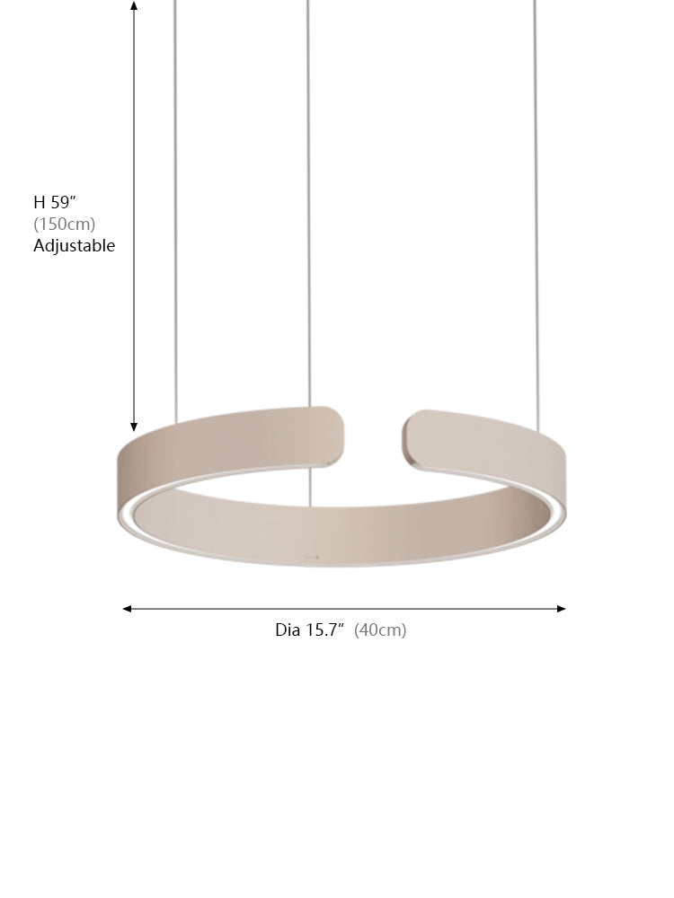 Mito Sospeso Ring Shape Pendant Light