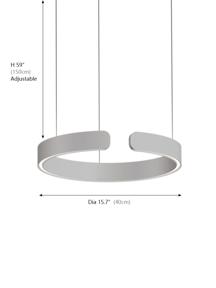 Mito Sospeso Ring Shape Pendant Light