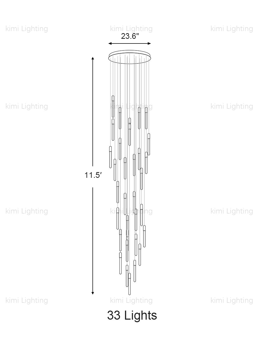 Cascadia Linear Pendant Light