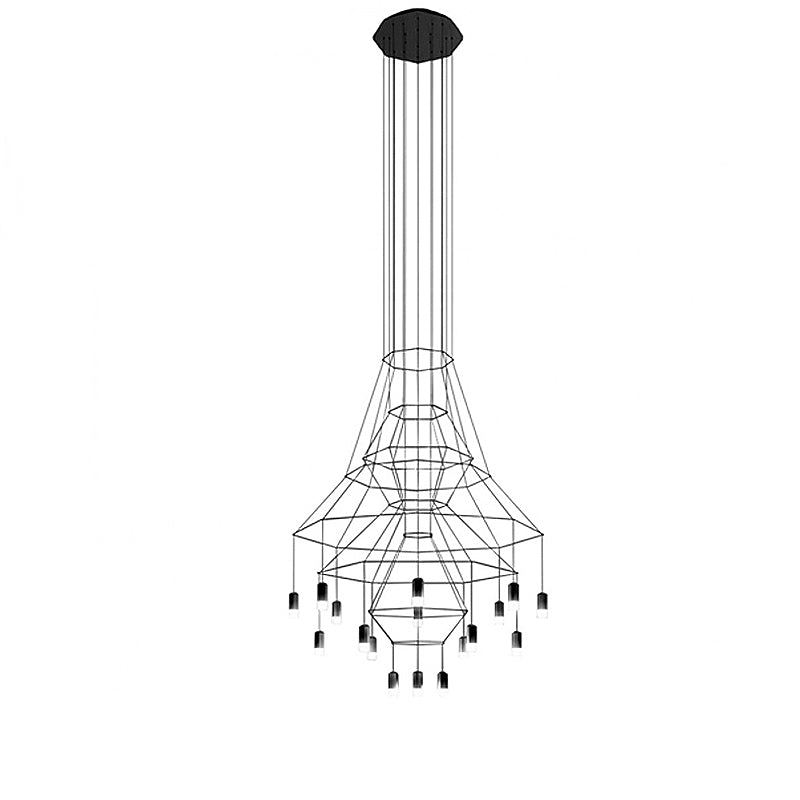 Unique-Wireflow-Chandelier-Staircase-Long-Fixture