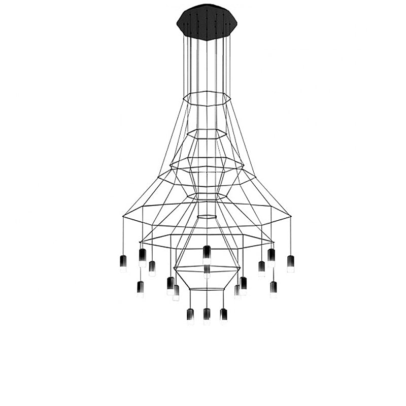 Unique-Wireflow-Chandelier-Staircase-Long-Fixture