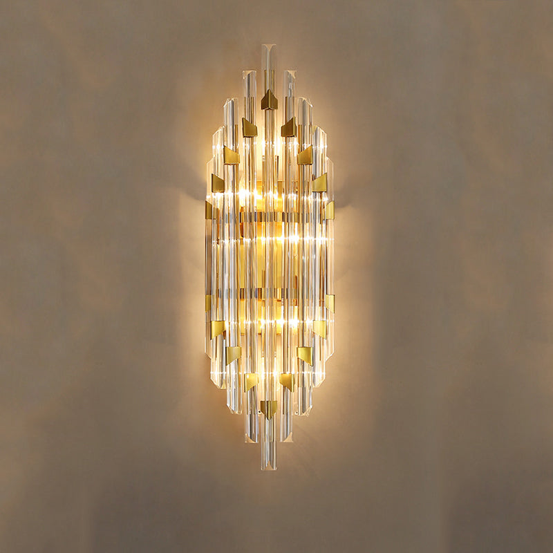 Modern Crystal Rod Sconce Wall Lamp